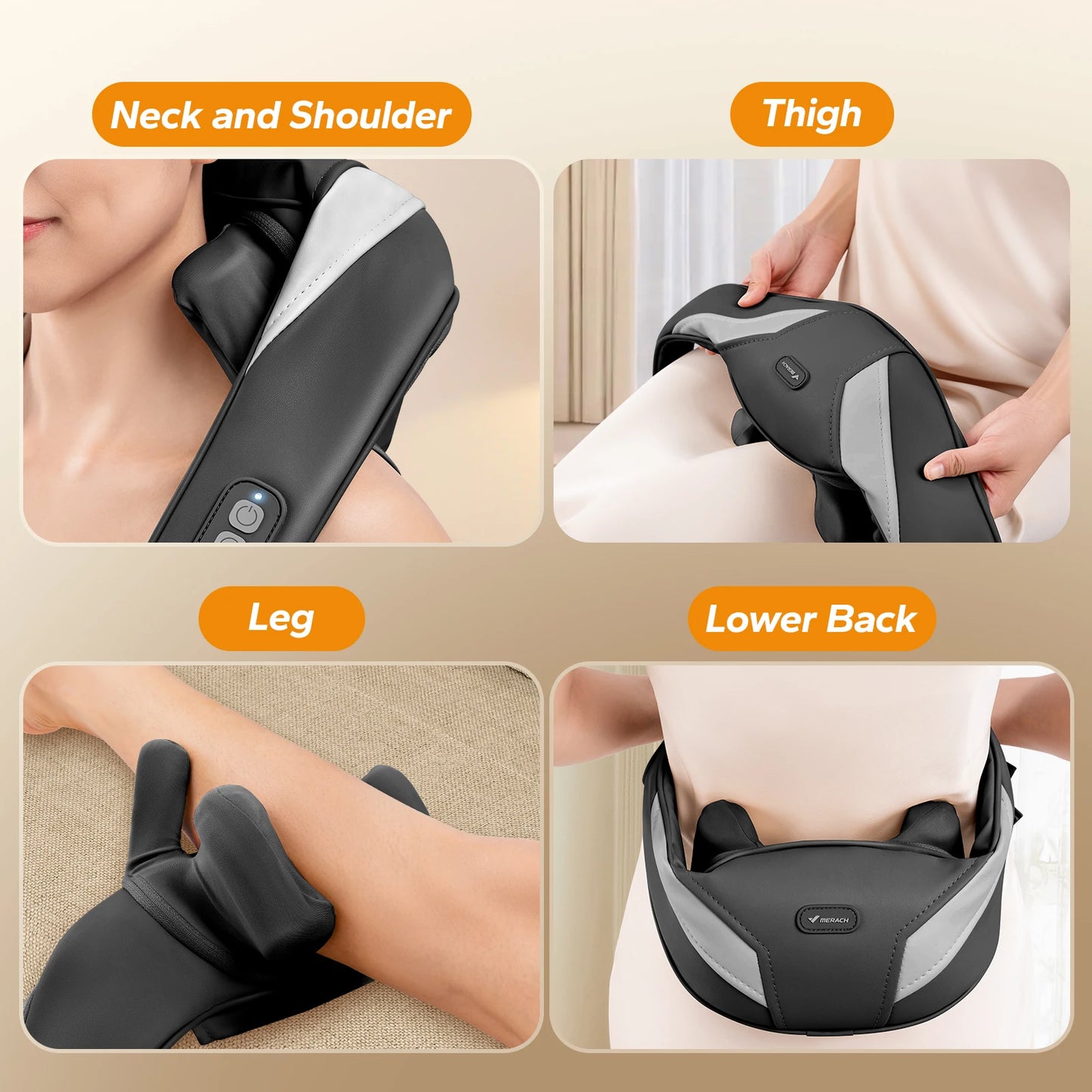 MERACH Cordless Neck & Shoulder Massager