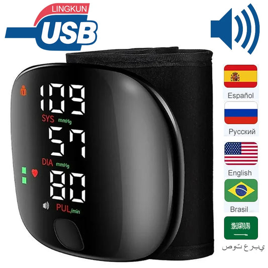 LED Wrist Blood Pressure Monitor