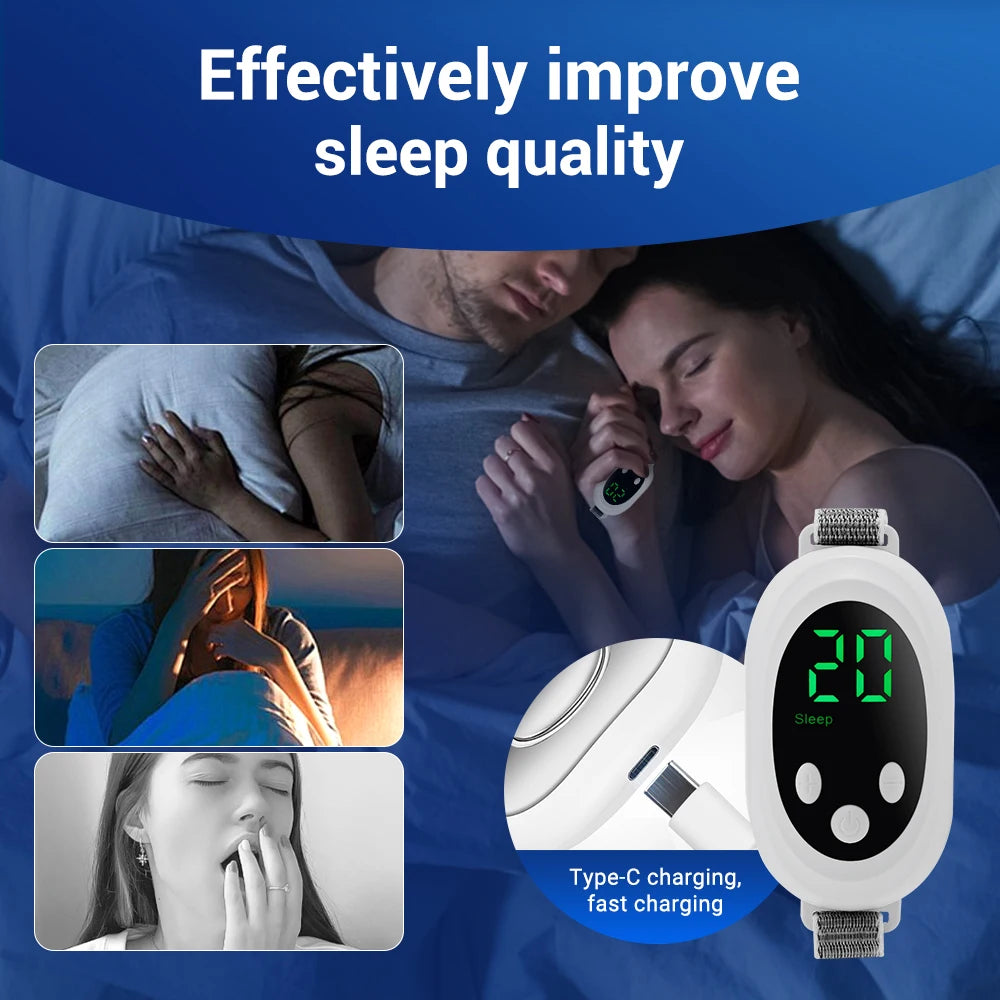 Handheld Smart Sleep Aid – Pulse Relaxation Device with 20 Gears