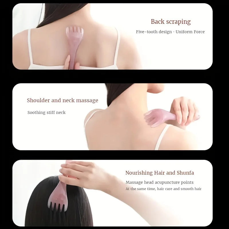 4PCS Five-Claw Head Massager Comb