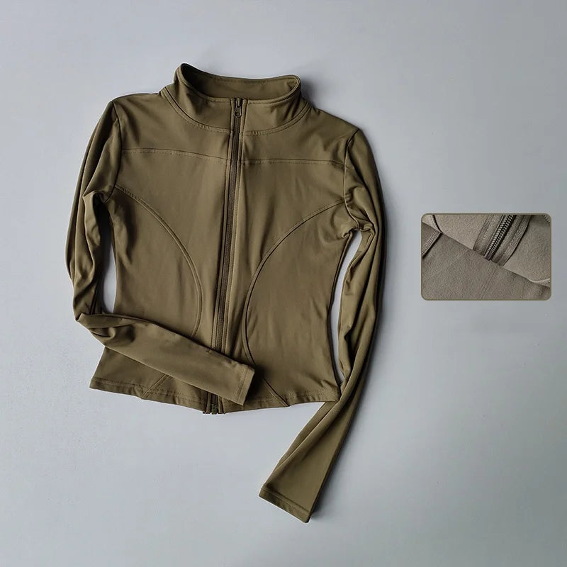 Women’s Quick-Dry Slim Fit Sports Jacket
