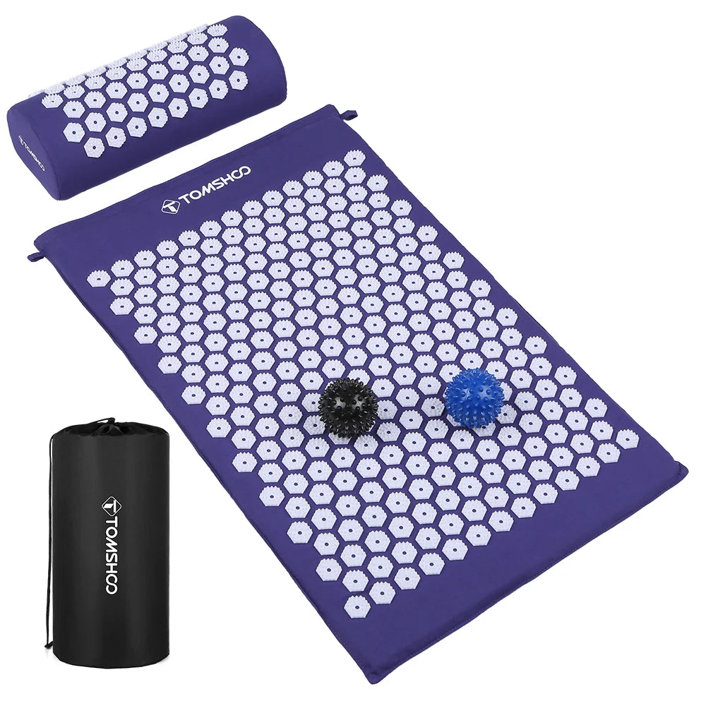Acupressure Massage Mat & Pillow Set