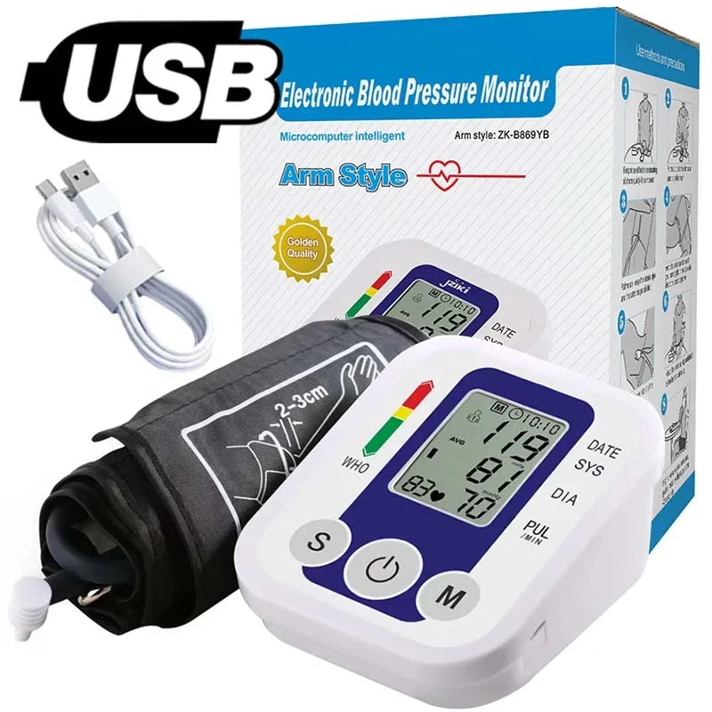 Portable Digital Arm Blood Pressure Monitor
