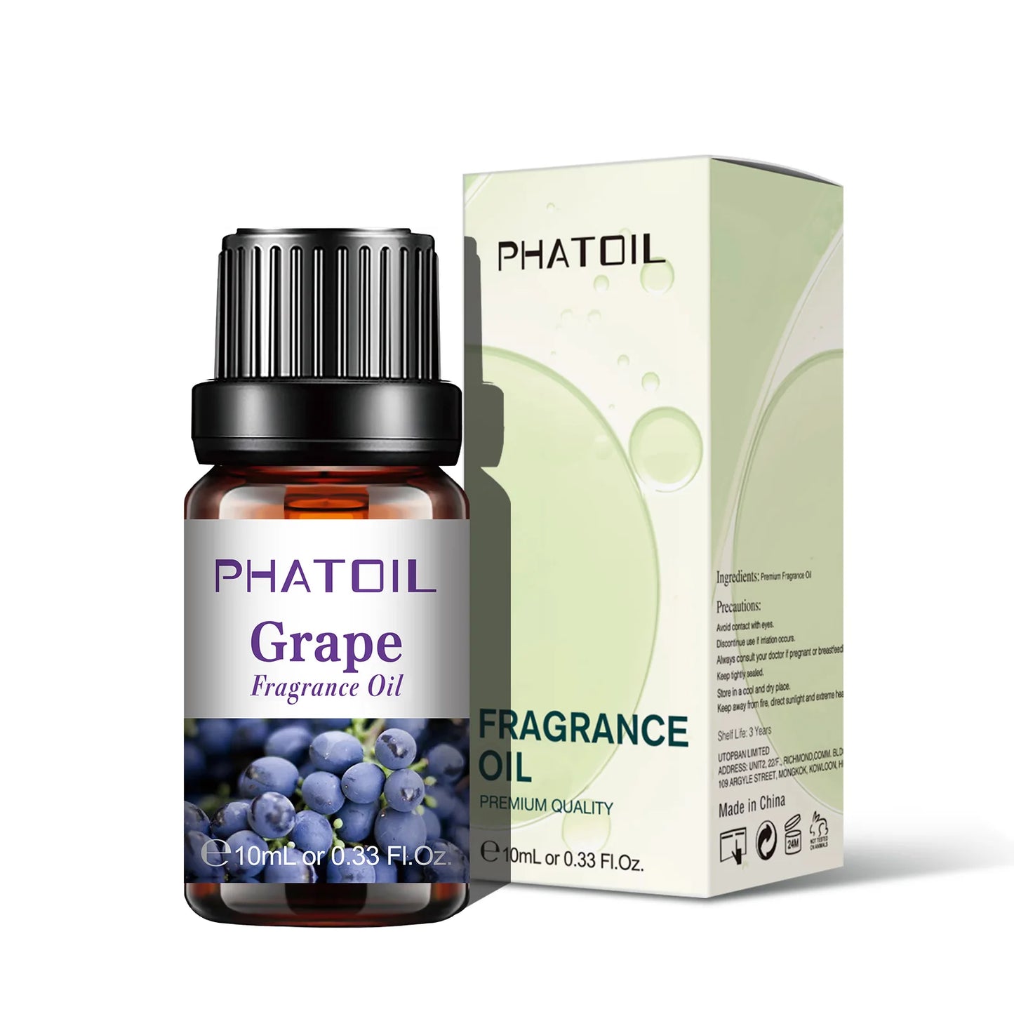 PHATOIL 10ml Fruit Fragrance Oil Set