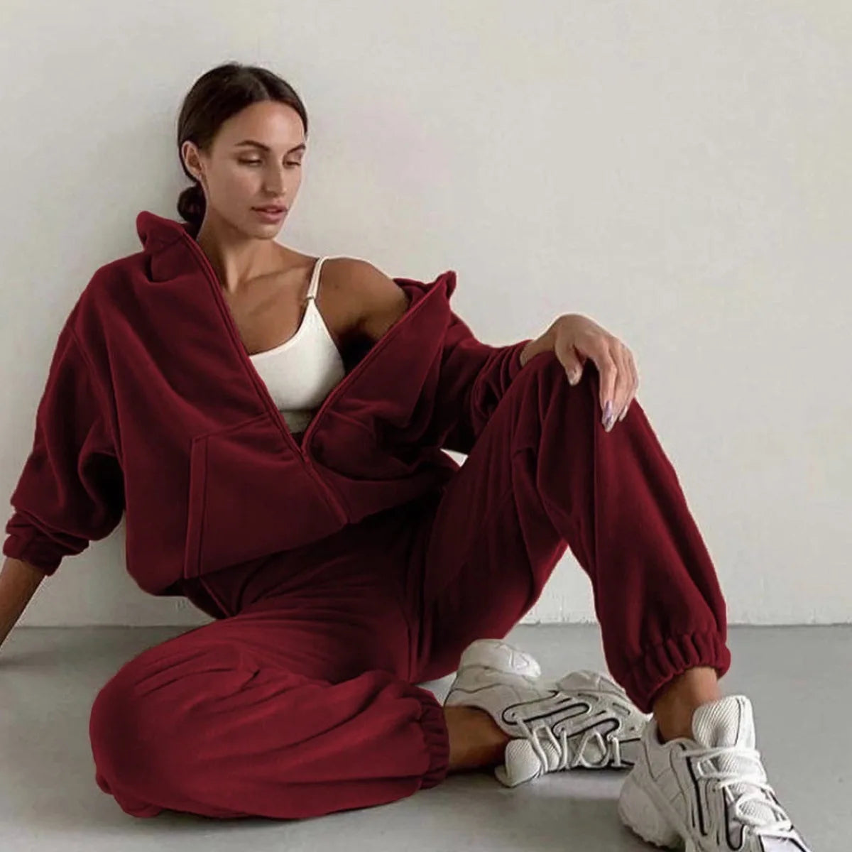 Women’s 2-Piece Loose Fit Sweater & Pants Set