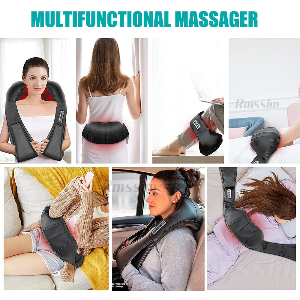 Shiatsu Heated Neck & Shoulder Massager