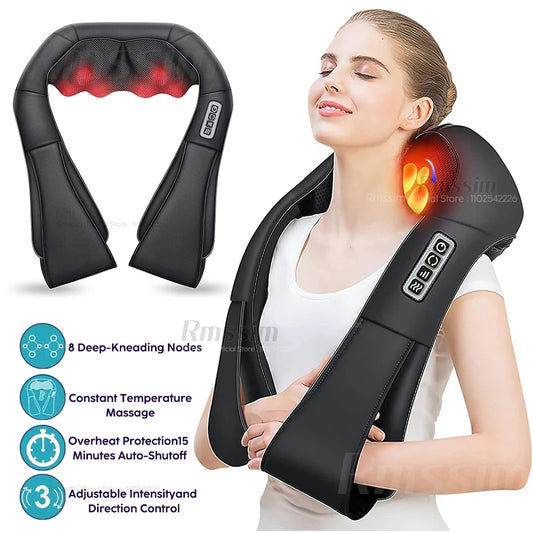 Shiatsu Heated Neck & Shoulder Massager