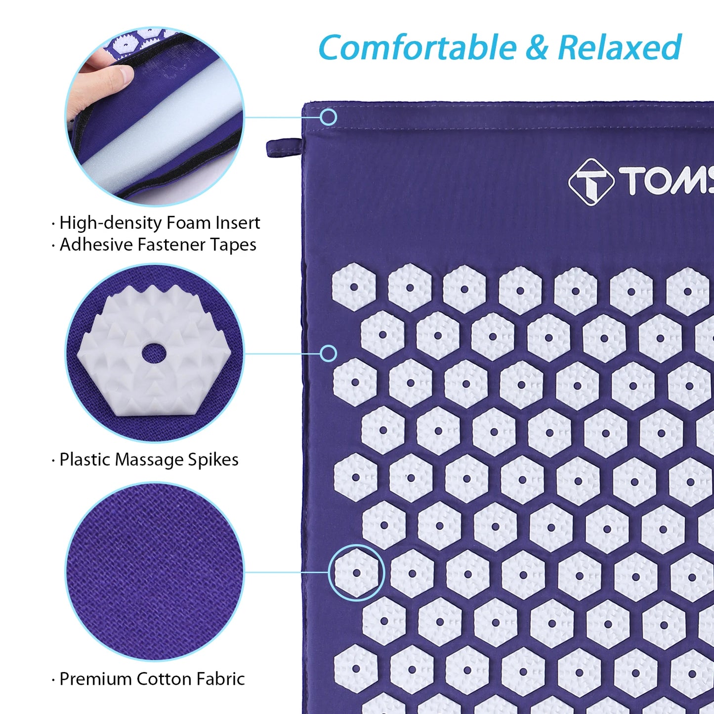 Acupressure Massage Mat & Pillow Set