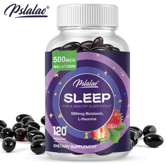 Sleep Aid Capsules – Stress Relief & Better Sleep (120 Count)