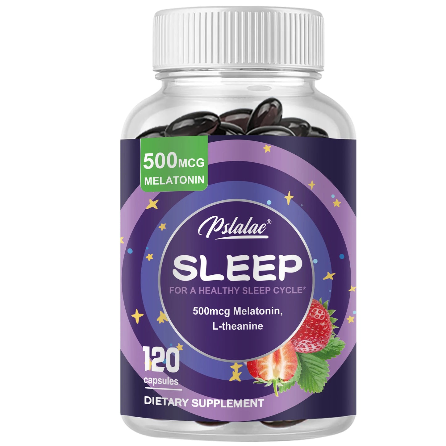 Sleep Aid Capsules – Stress Relief & Better Sleep (120 Count)