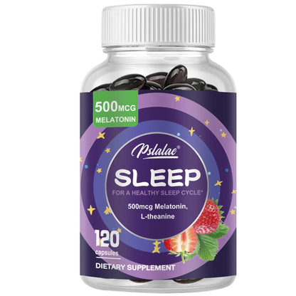 Sleep Aid Capsules – Stress Relief & Better Sleep (120 Count)