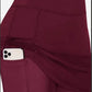 Women’s High Waist Tennis Golf Skort with Pockets