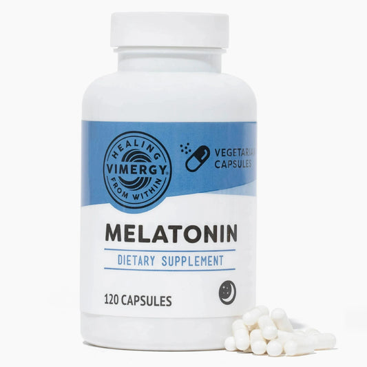 Melatonin Sleep Aid Supplement – 120 Vegan Capsules