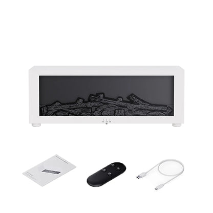 Flame Essential Oil Diffuser – Aroma Humidifier with Night Light