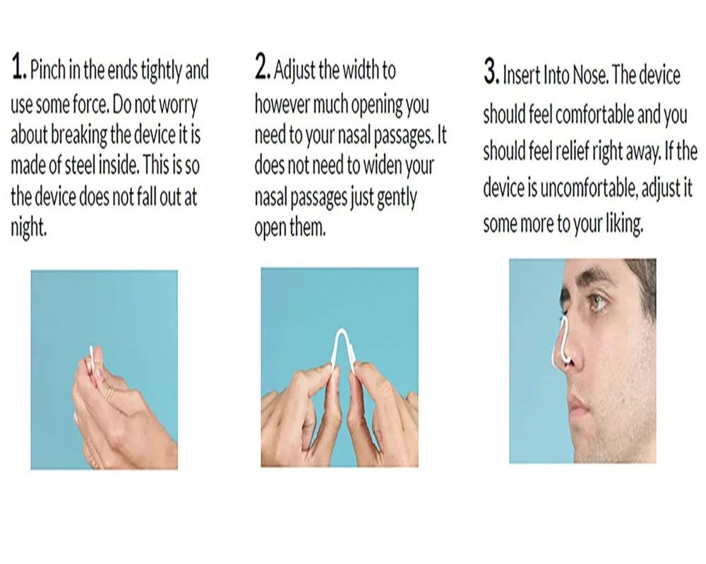 Silicone Nasal Dilator – Anti-Snoring Nose Clip for Better Sleep