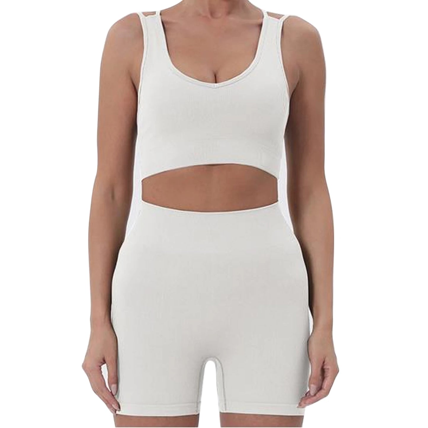 Women’s 2-Piece Summer Crop Top & Shorts Set