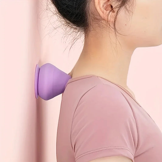 Wall-Mounted Suction Cup Fascia Cone Massager