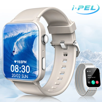 Baolubao 1.85" Smart Watch – Fitness Tracker with Bluetooth Call