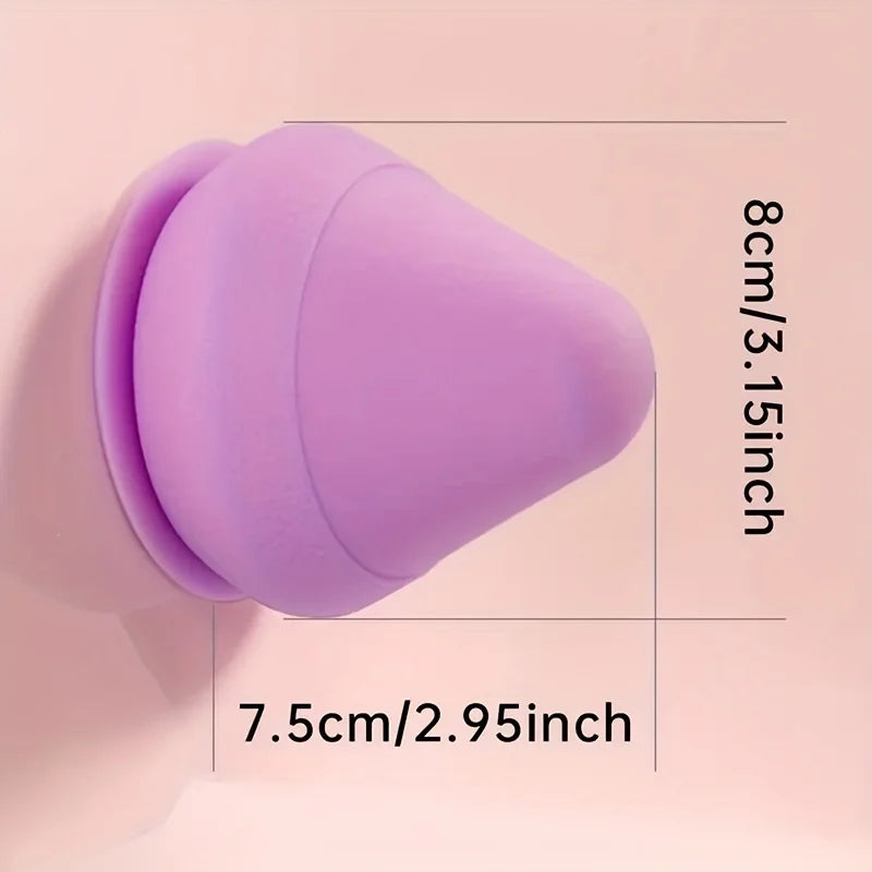 Wall-Mounted Suction Cup Fascia Cone Massager