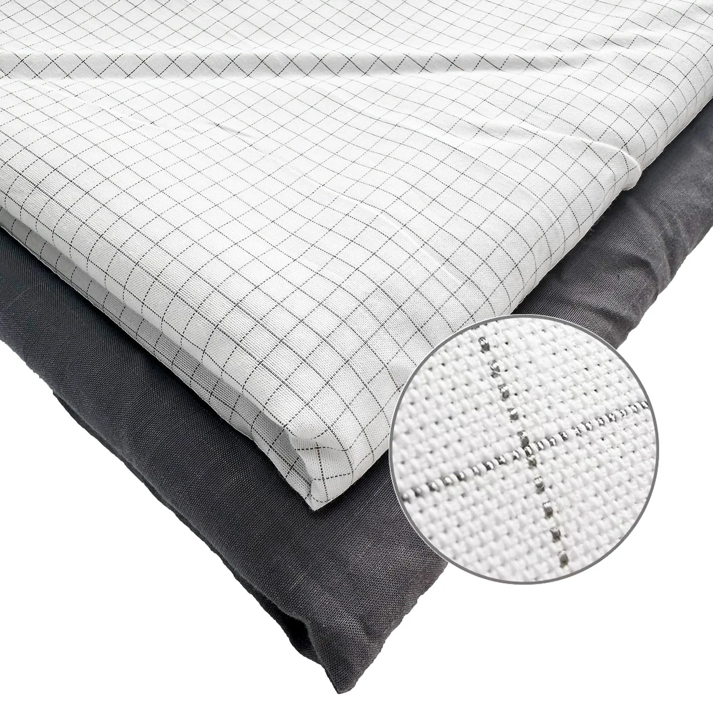 Silver Fiber Grounding Bedsheet with Earthing Cord