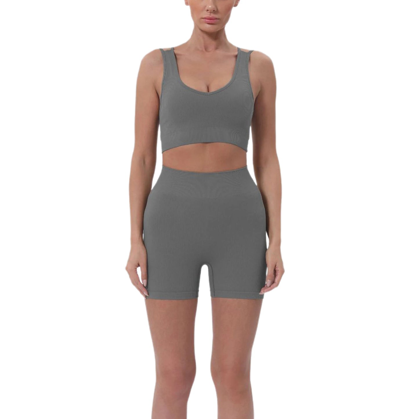 Women’s 2-Piece Summer Crop Top & Shorts Set