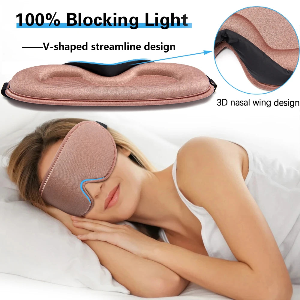 Soft Sleep Mask – Eye Cover for Travel & Relaxation