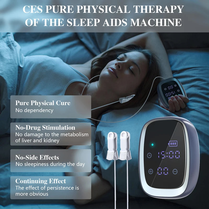 KTS CES Sleep Aid Device – Handheld Anxiety & Insomnia Therapy Tool