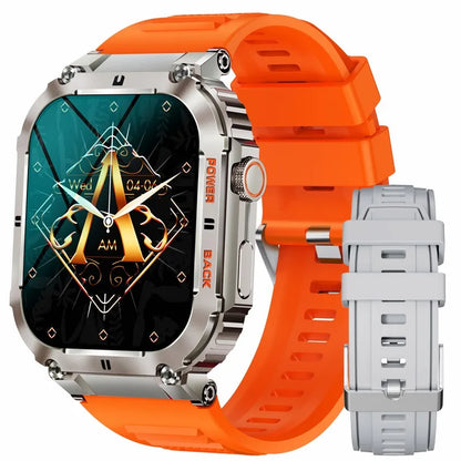 LIGE 1.96" Smartwatch – Bluetooth Call Fitness Tracker for Men