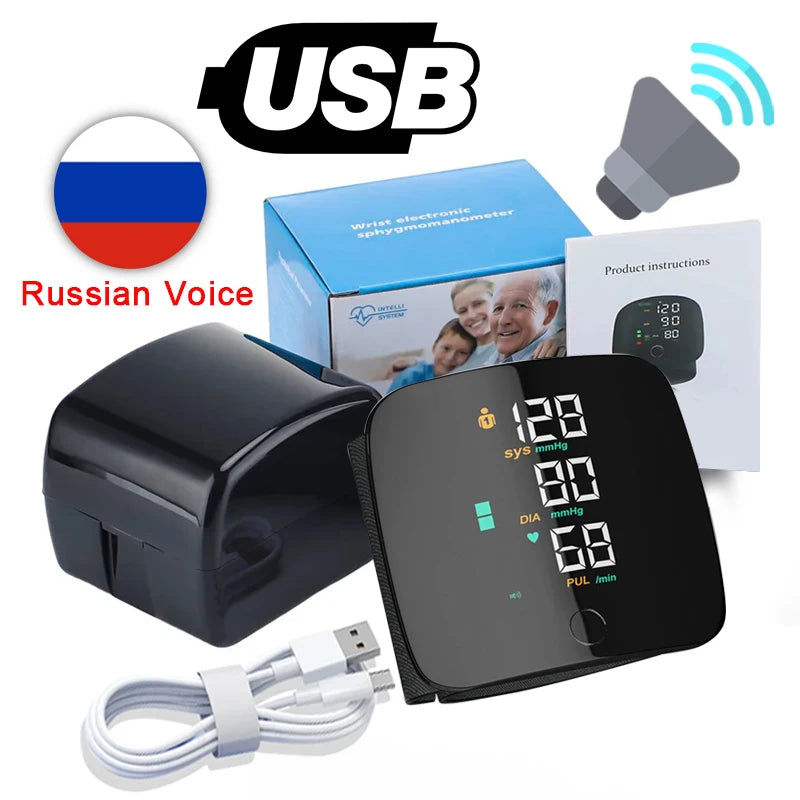 LED Wrist Blood Pressure Monitor
