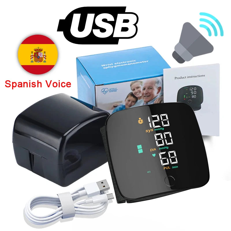 LED Wrist Blood Pressure Monitor