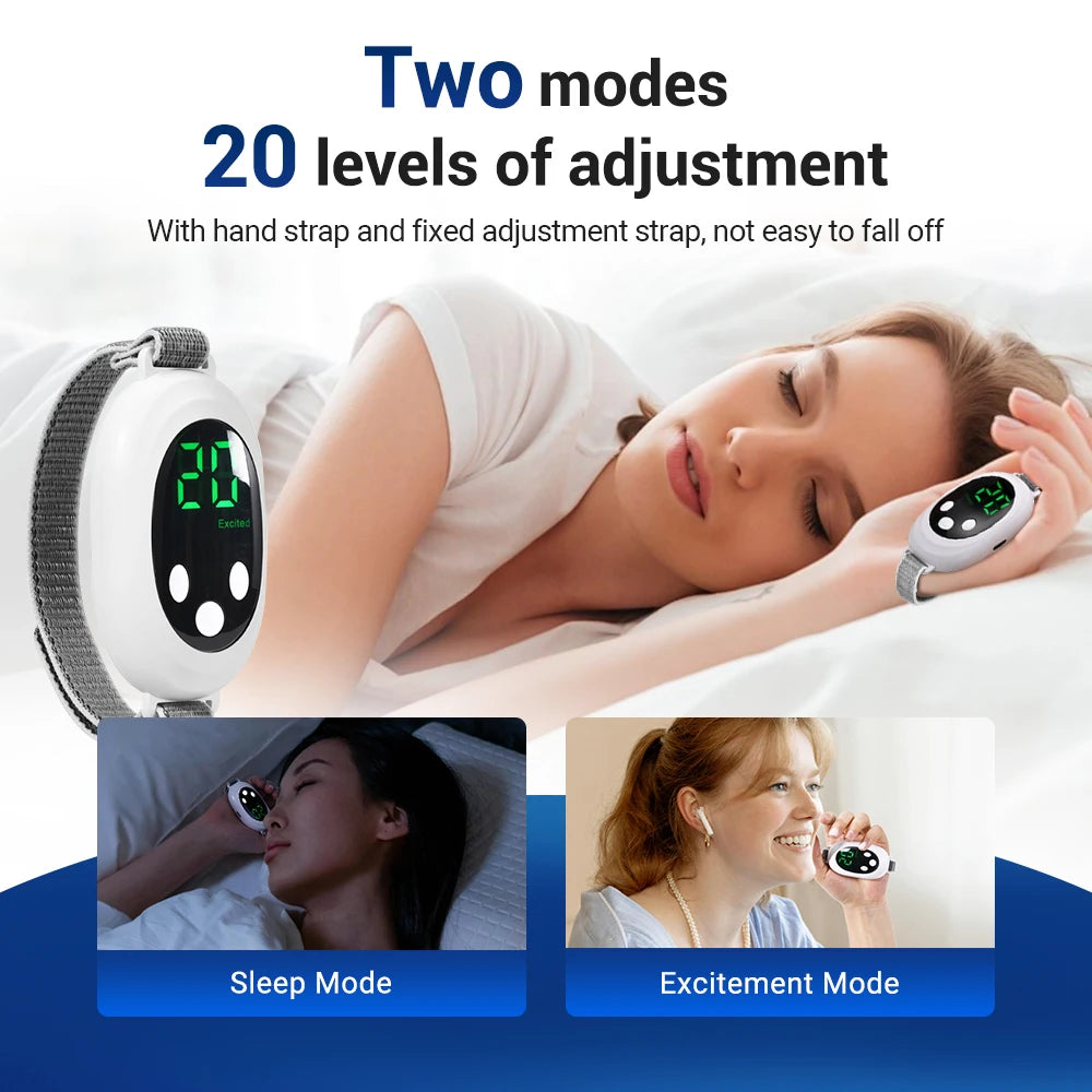 Handheld Smart Sleep Aid – Pulse Relaxation Device with 20 Gears