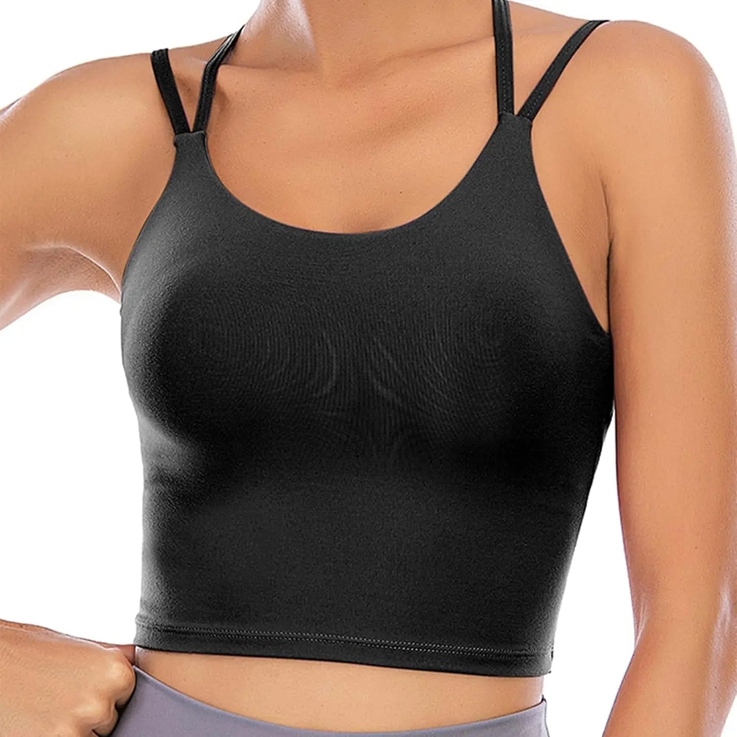 Women’s Padded Sports Bra Workout Crop Top