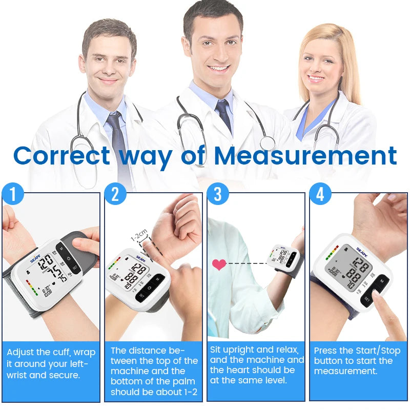 SEJOY Digital Wrist BP Monitor
