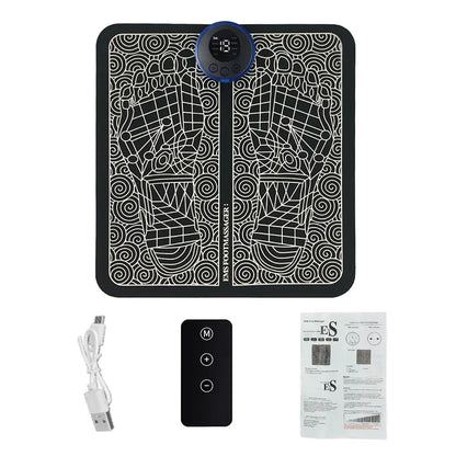 Foldable Electric Foot & Neck Massager with Remote