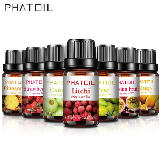 PHATOIL 10ml Fruit Fragrance Oil Set