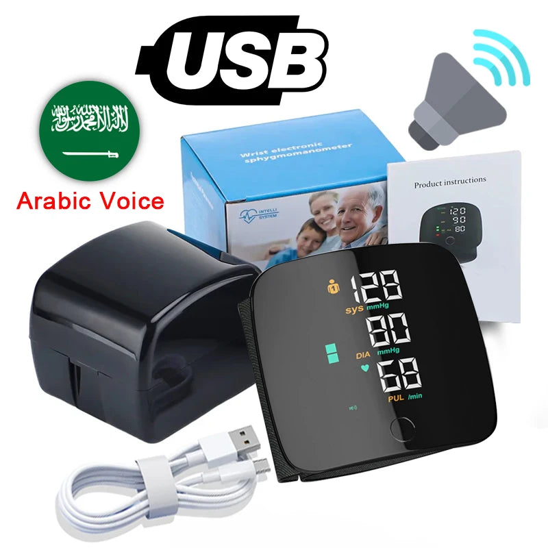 LED Wrist Blood Pressure Monitor