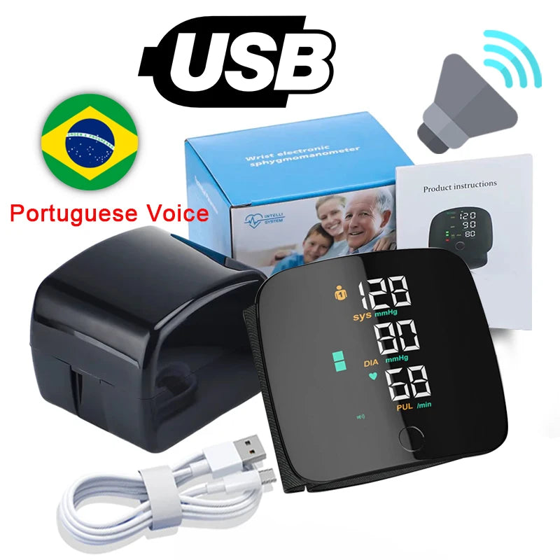 LED Wrist Blood Pressure Monitor
