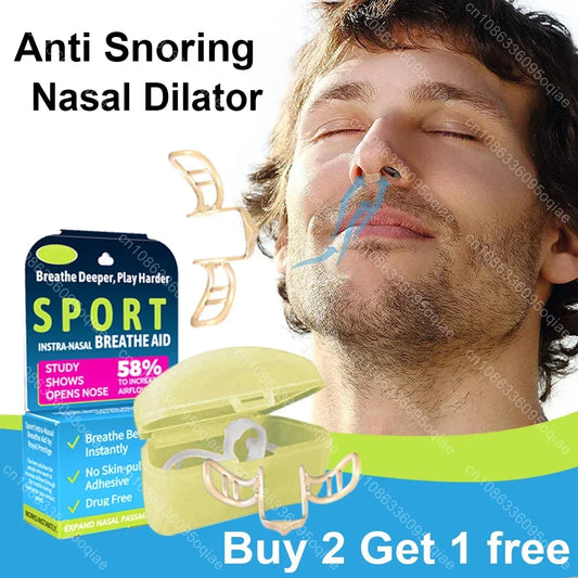 Snore Stopper Nose Clip – Silicone Nasal Dilator for Snoring Relief