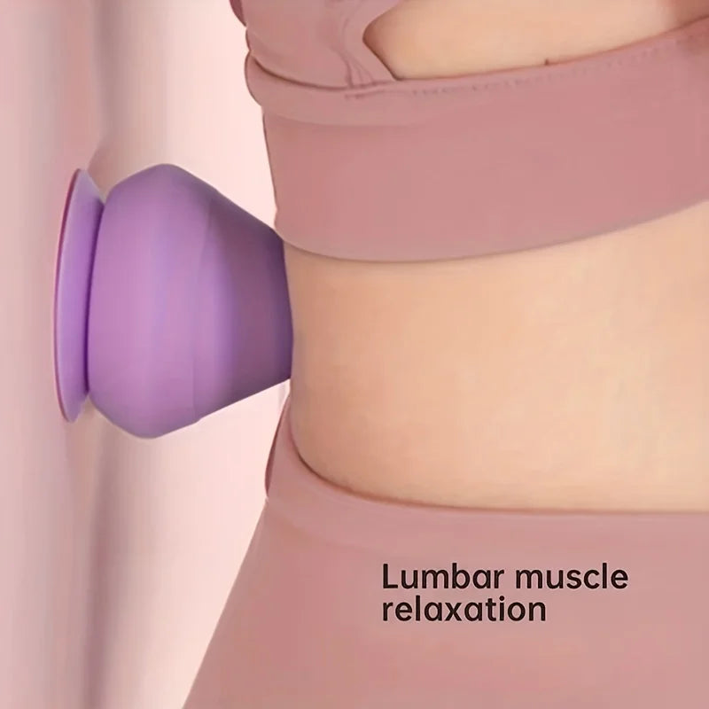 Wall-Mounted Suction Cup Fascia Cone Massager