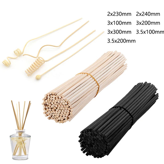 2–3.5mm Reed Diffuser Refill Sticks – 5–100pcs Rattan Aromatherapy Sticks