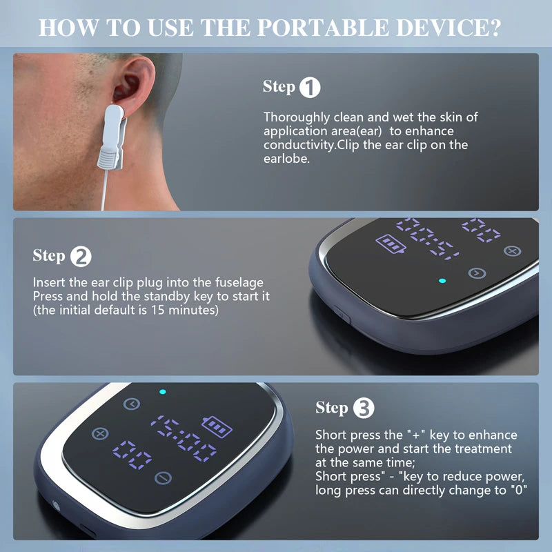 KTS CES Sleep Aid Device – Handheld Anxiety & Insomnia Therapy Tool