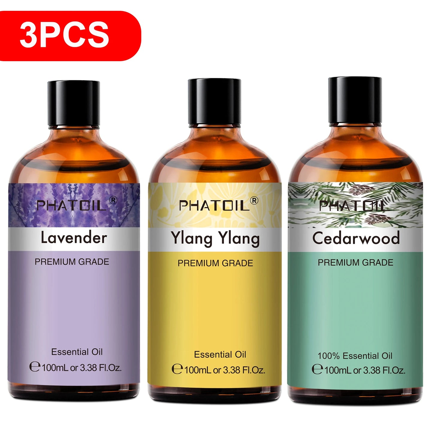 PHATOIL 100ml Essential Oil – Natural Plant Aromatherapy Fragrance