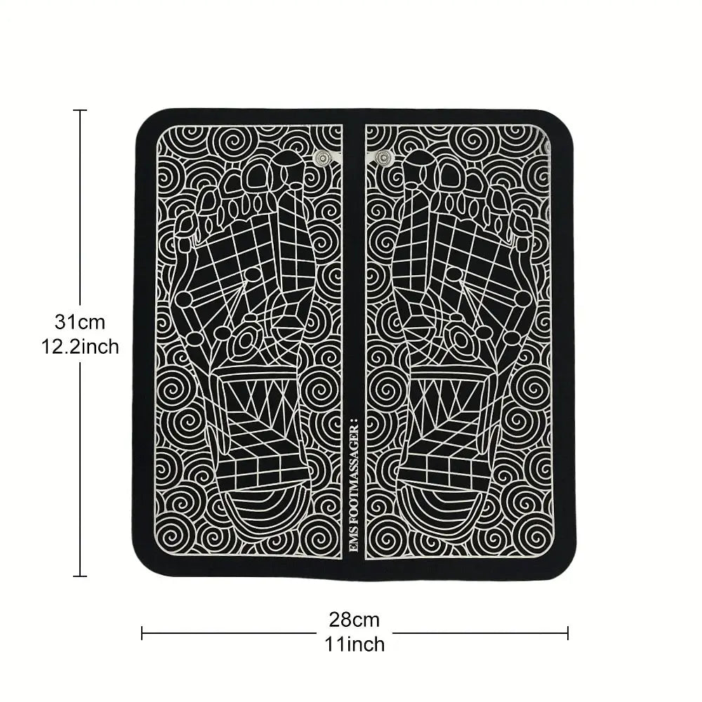 Foldable Electric Foot & Neck Massager with Remote