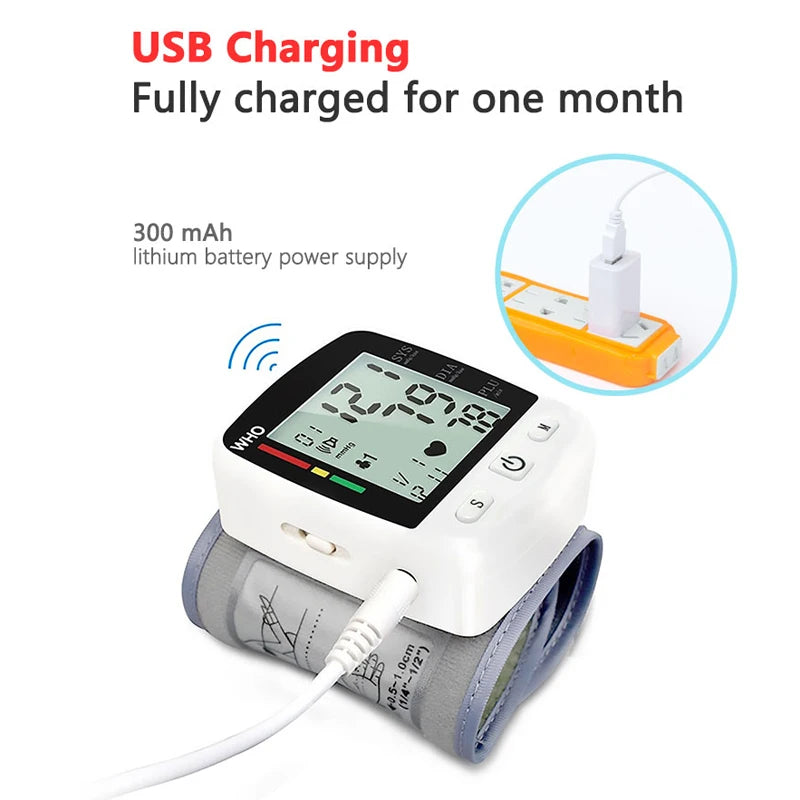 Digital Wrist Blood Pressure Monitor