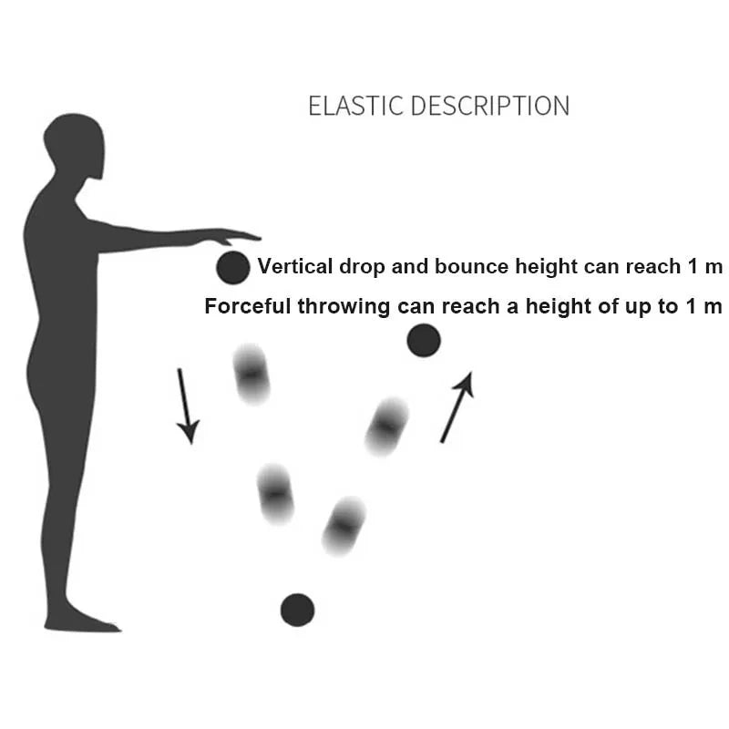 Rubber Fascia Massage Ball for Muscle Relief