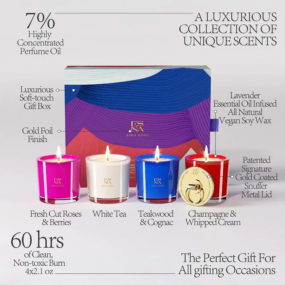 Aromatherapy Votive Candle Gift Set