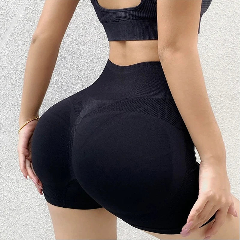 Women’s High Waist Yoga Workout Shorts