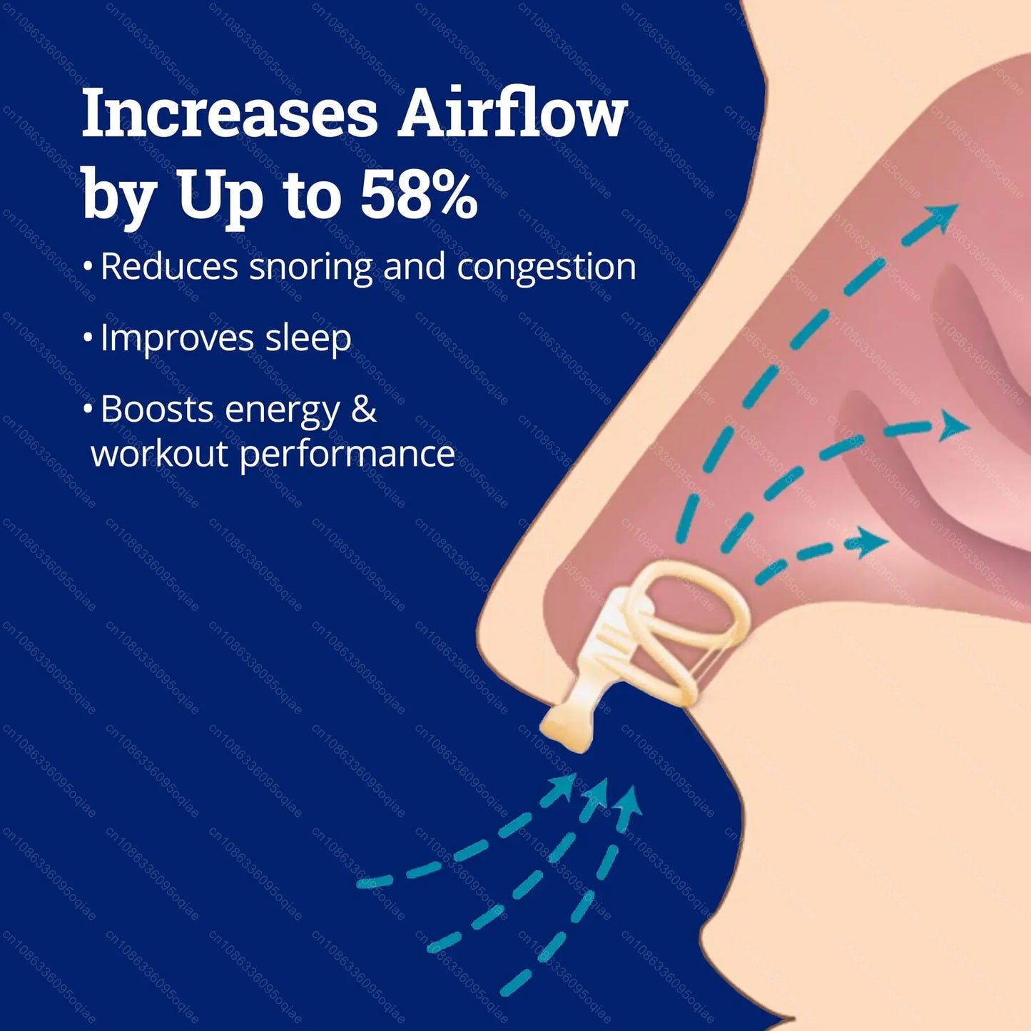 Snore Stopper Nose Clip – Silicone Nasal Dilator for Snoring Relief